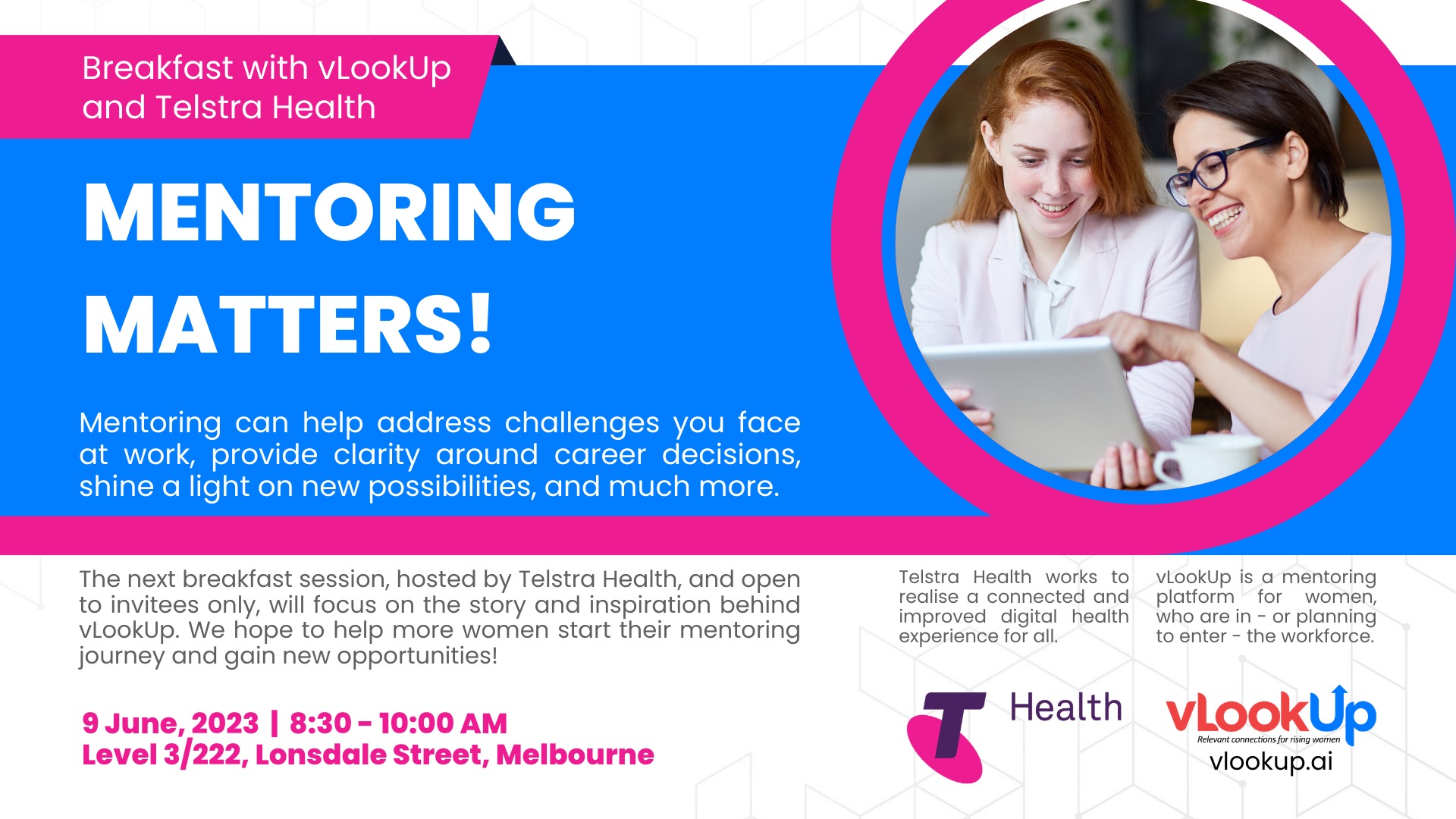 mentoring-matters-breakfast-with-vlookup-and-telstra-health